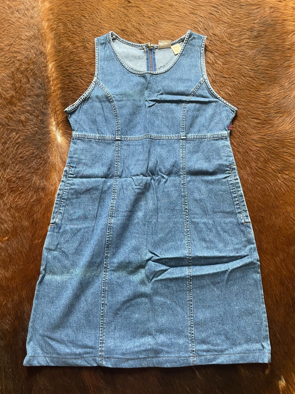 Denim Shift Dress